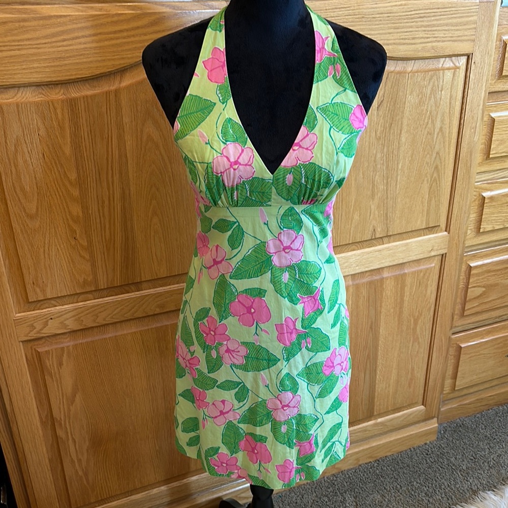 Lilly Pulitzer White Label Halter Dress
